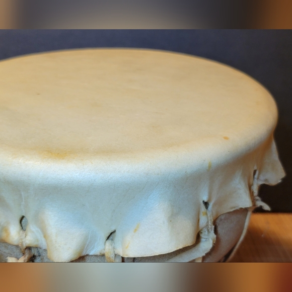 Handmade pottery DJEMBE style Skin Drum Bongo Artist Made PNW 🎶 - Picture 7 of 9